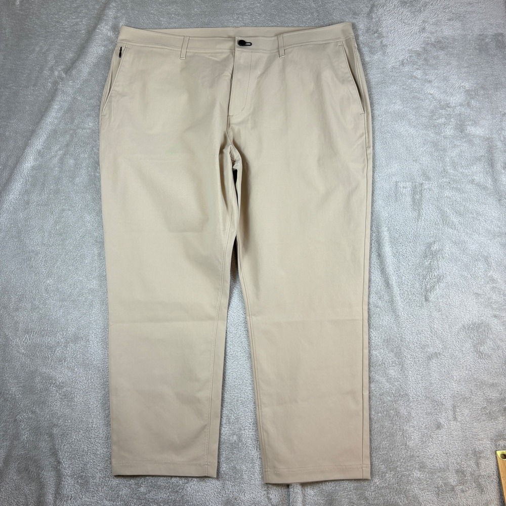 Primo Pants Mens 40 (Fits 40x27) Jogger Khaki‎ Tan Stretch Golf Performance